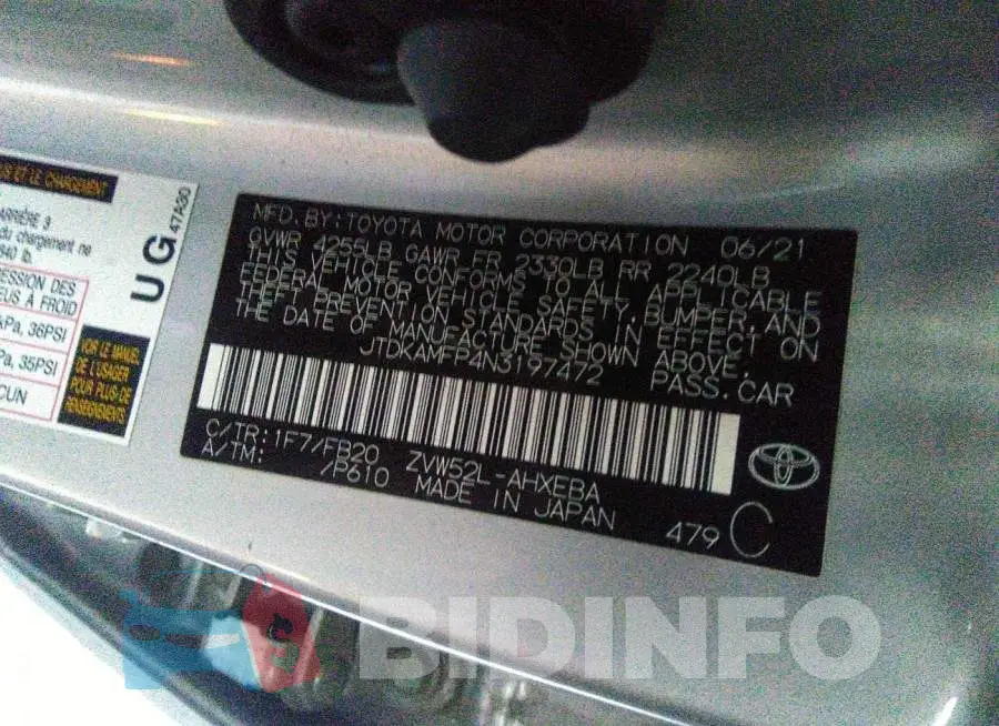 JTDKAMFP4N3197472 Photo# 9