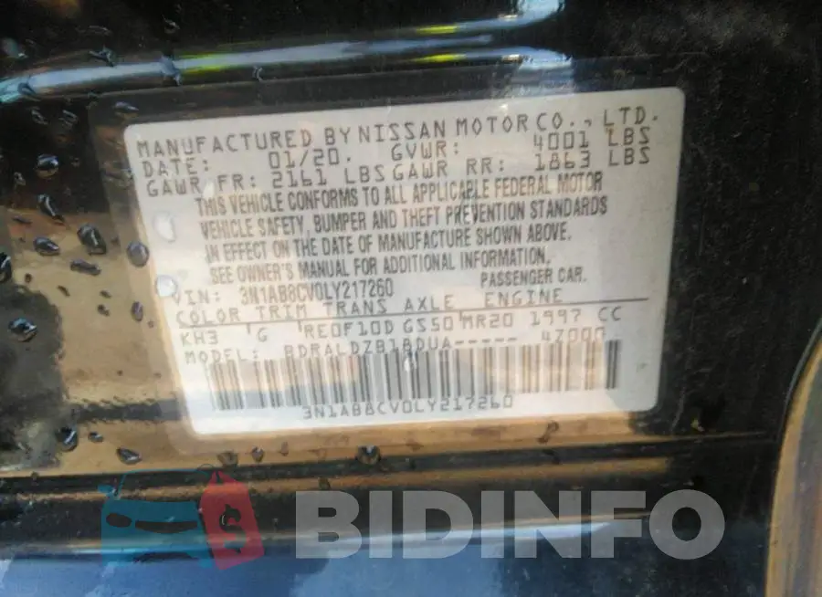 3N1AB8CV0LY217260 Photo# 9