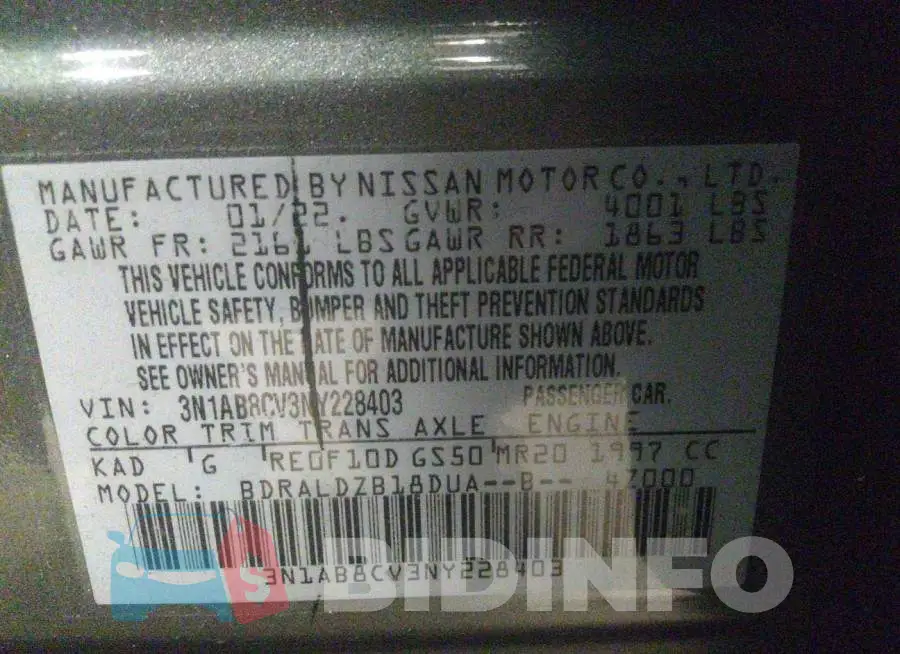 3N1AB8CV3NY228403 Photo# 9