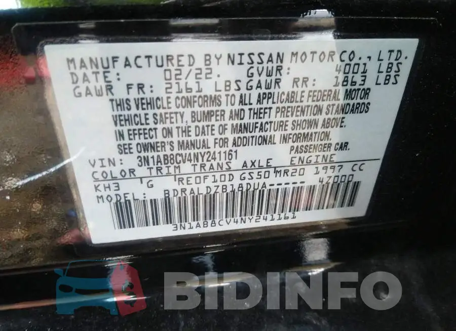3N1AB8CV4NY241161 Photo# 9