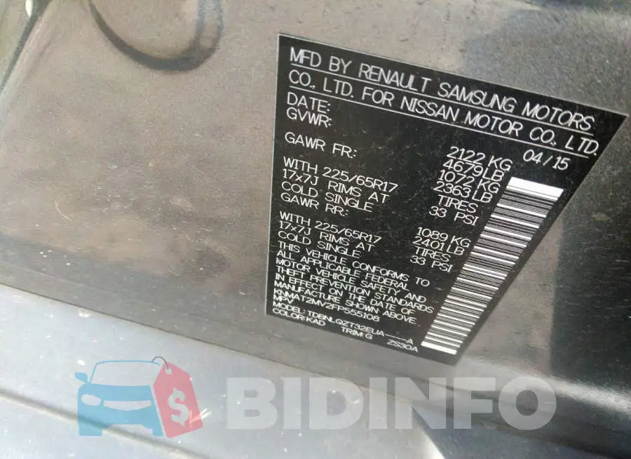 KNMAT2MV2FP555108 Photo# 9