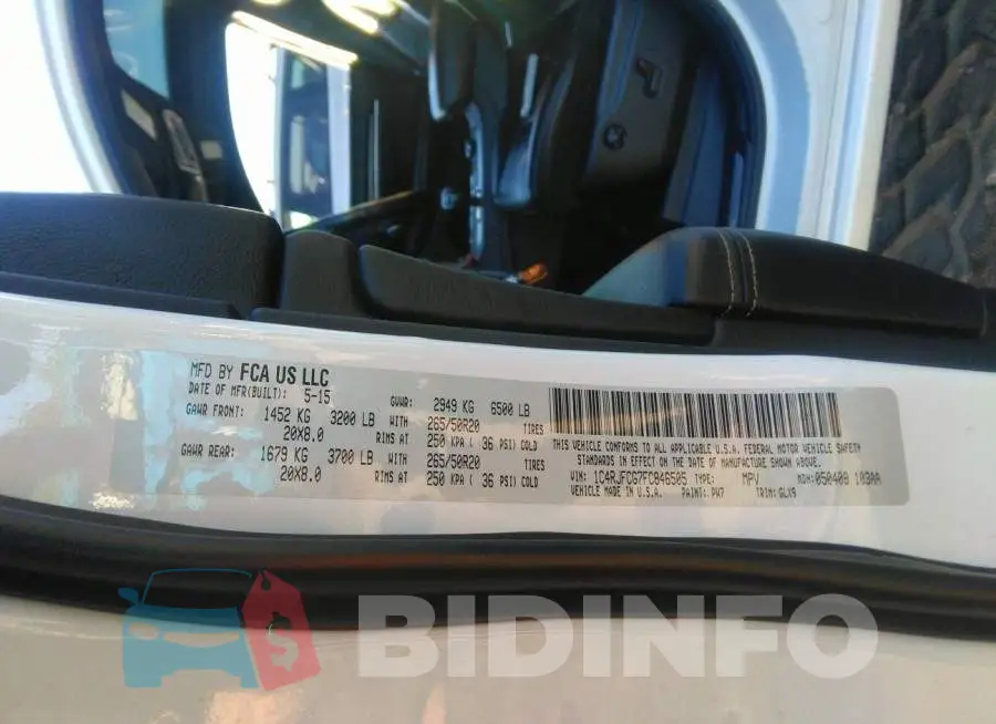 1C4RJFCG7FC846505 Photo# 9