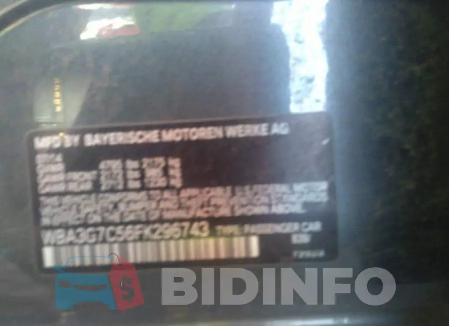 WBA3G7C56FK296743 Photo# 9