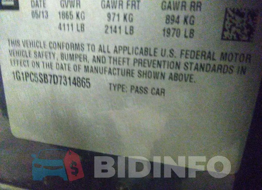 1G1PC5SB7D7314865 Photo# 9