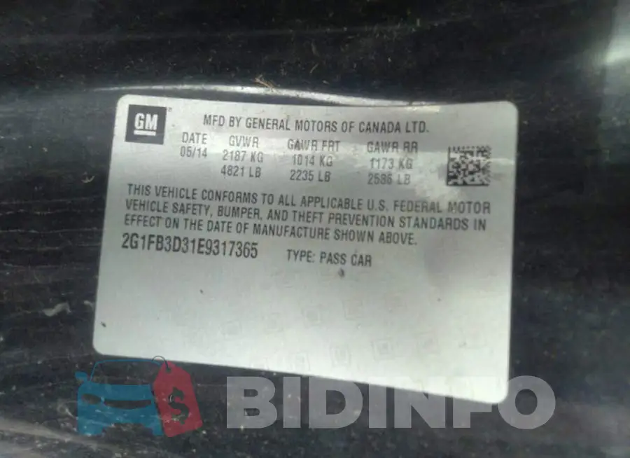 2G1FB3D31E9317365 Photo# 9