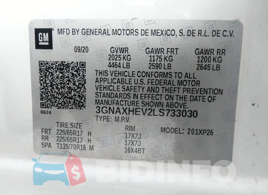 3GNAXHEV2LS733030 Photo# 9