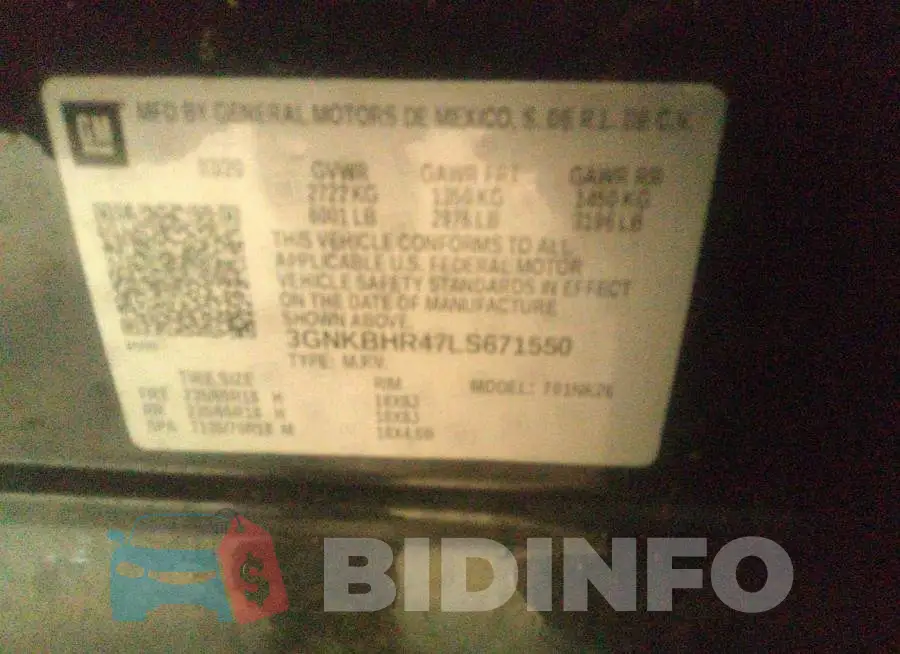 3GNKBHR47LS671550 Photo# 9