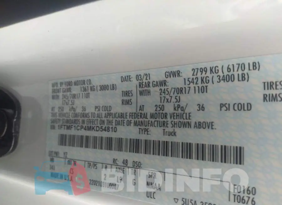 1FTMF1CP4MKD54810 Photo# 9