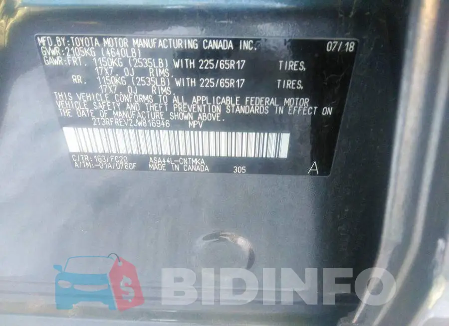 2T3RFREV2JW816946 Photo# 9