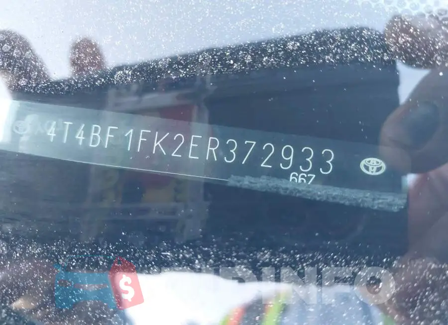 4T4BF1FK2ER372933 Photo# 9