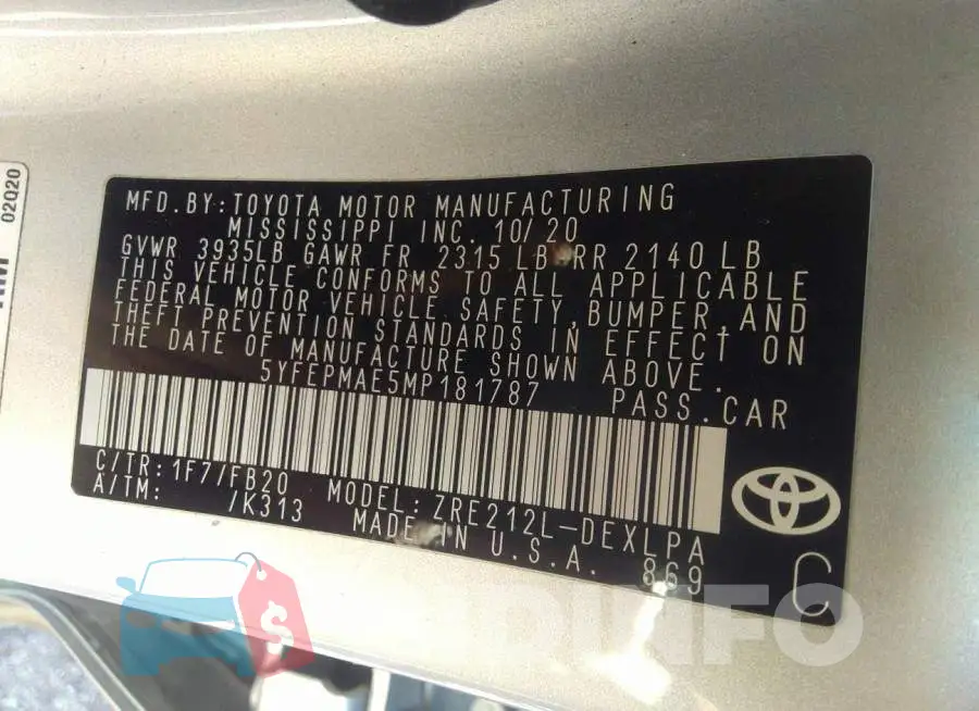 5YFEPMAE5MP181787 Photo# 9