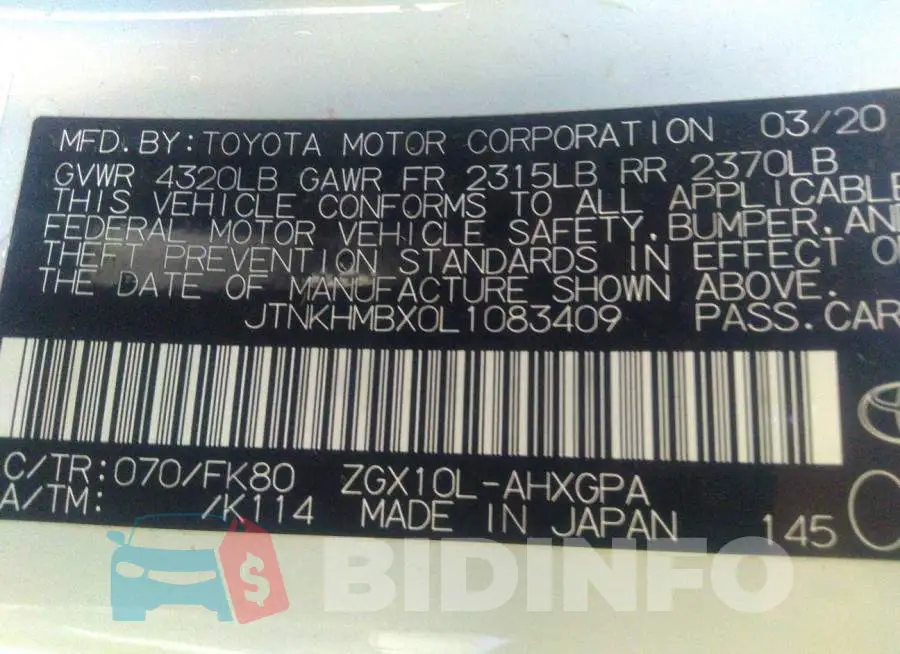 JTNKHMBX0L1083409 Photo# 9