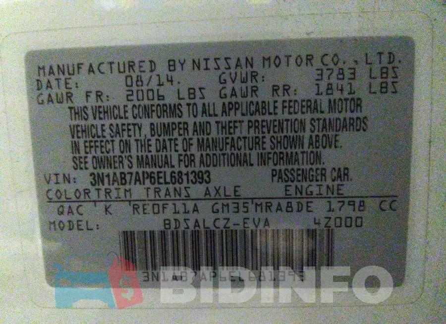 3N1AB7AP6EL681393 Photo# 9