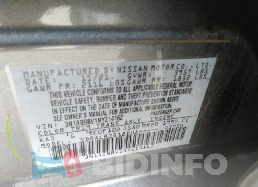 3N1AB8BV1NY214162 Photo# 9