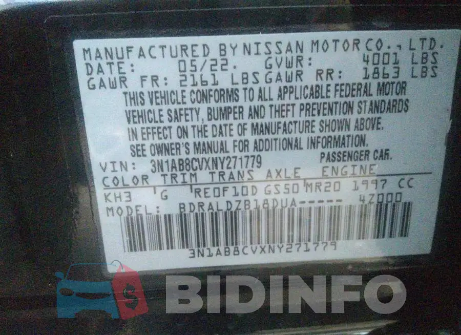3N1AB8CVXNY271779 Photo# 9