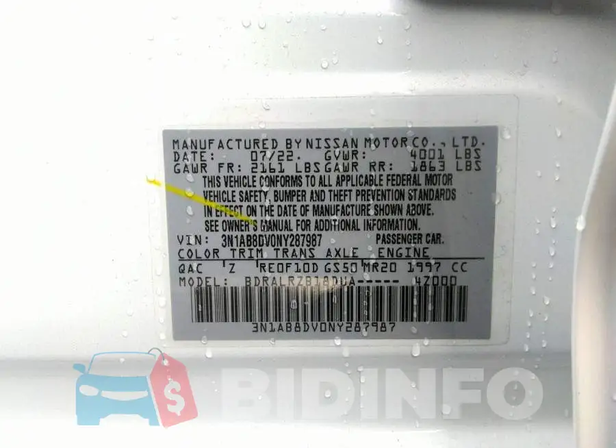 3N1AB8DV0NY287987 Photo# 9
