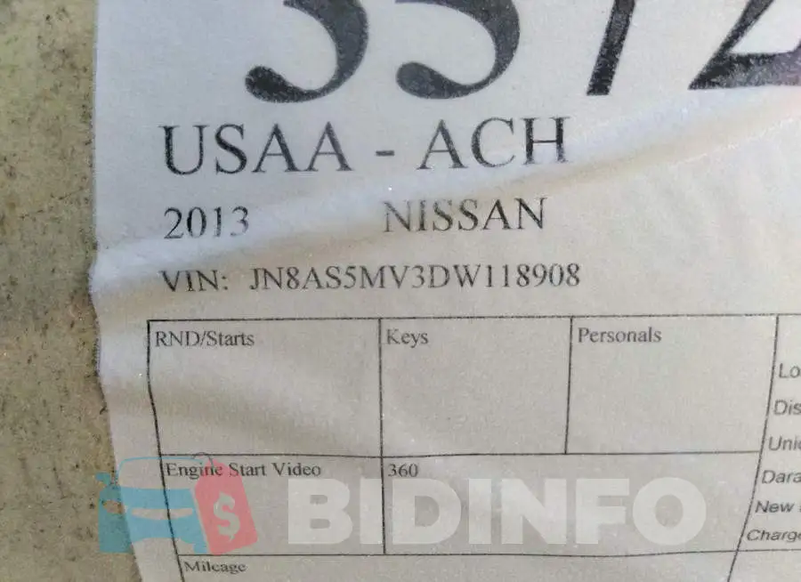 JN8AS5MV3DW118908 Photo# 9