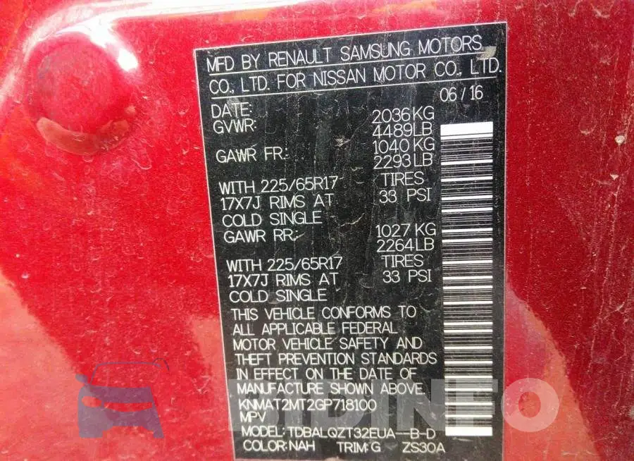 KNMAT2MT2GP718100 Photo# 9