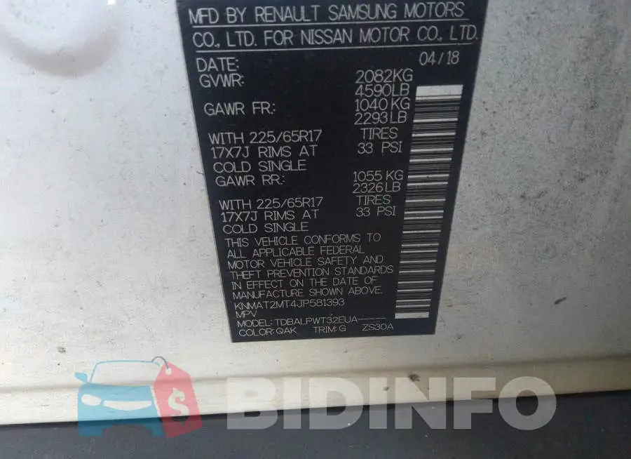 KNMAT2MT4JP581393 Photo# 9