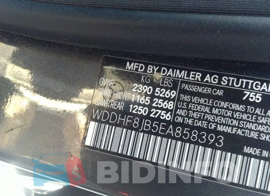 WDDHF8JB5EA858393 Photo# 9