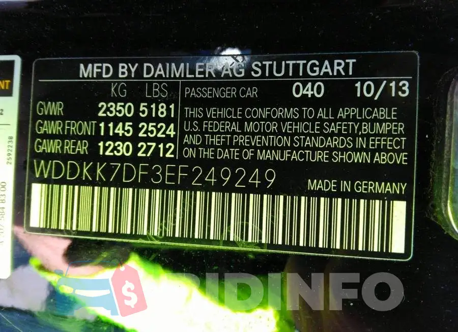 WDDKK7DF3EF249249 Photo# 9