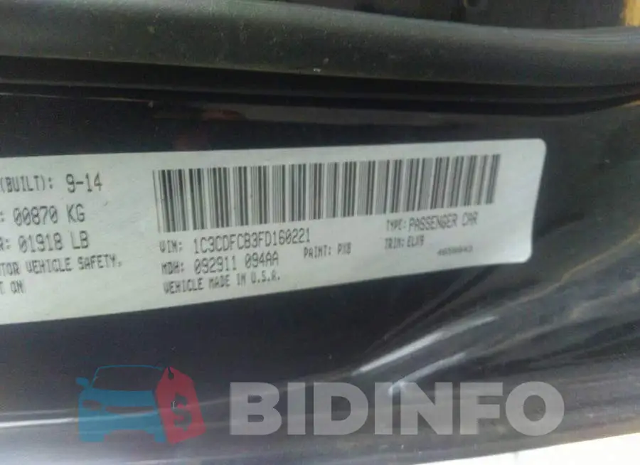 1C3CDFCB3FD160221 Photo# 9