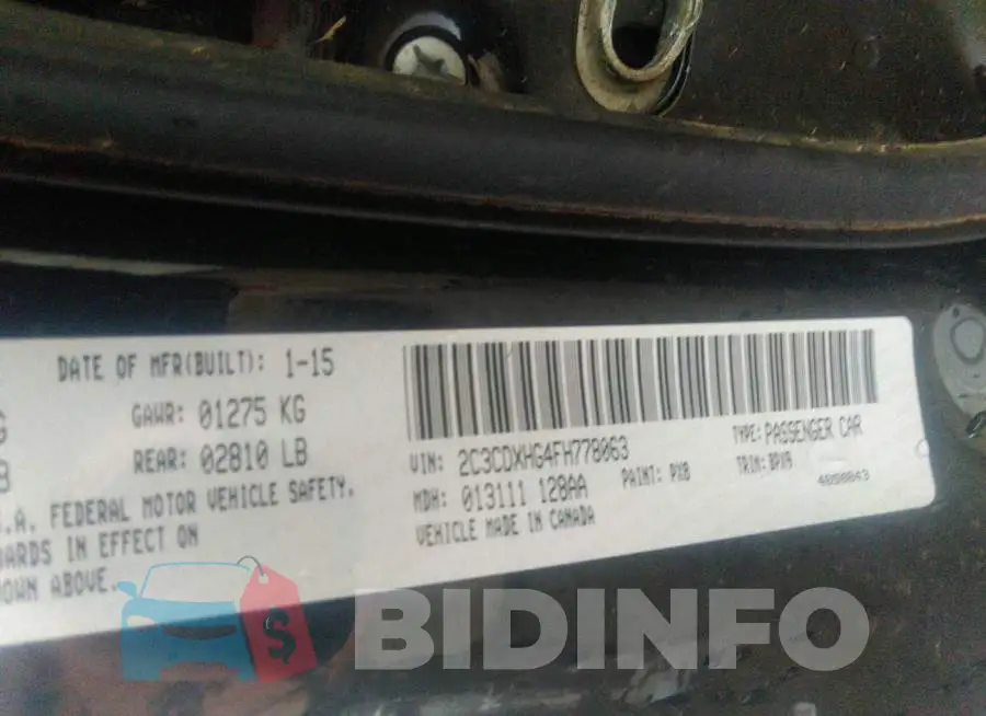 2C3CDXHG4FH778063 Photo# 9
