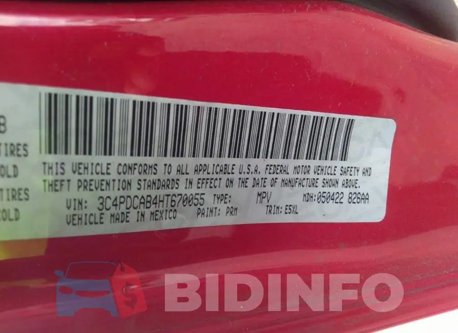 3C4PDCAB4HT670055 Photo# 9