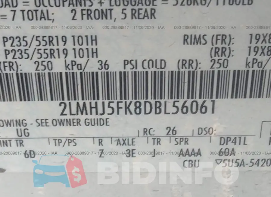 2LMHJ5FK8DBL56061 Photo# 9