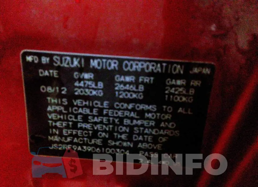 JS2RF9A39D6100304 Photo# 9