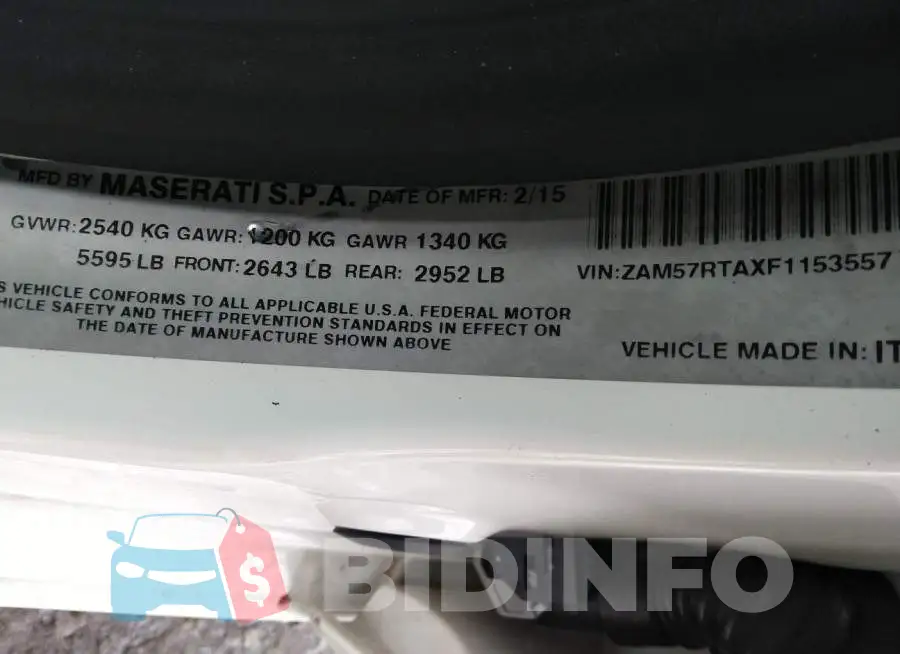 ZAM57RTAXF1153557 Photo# 9