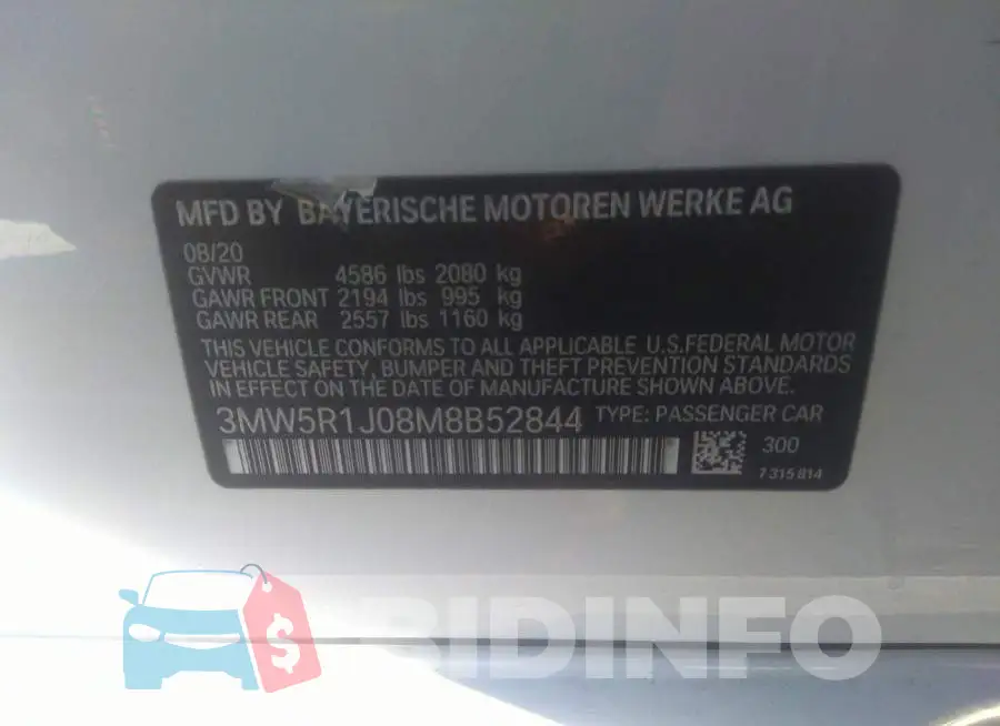 3MW5R1J08M8B52844 Photo# 9