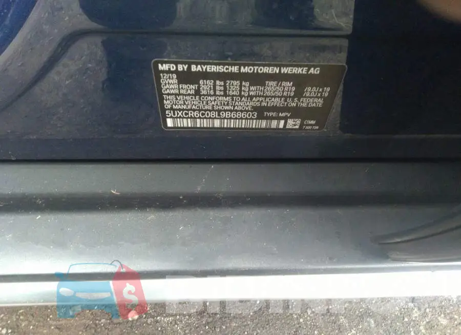 5UXCR6C08L9B68603 Photo# 9