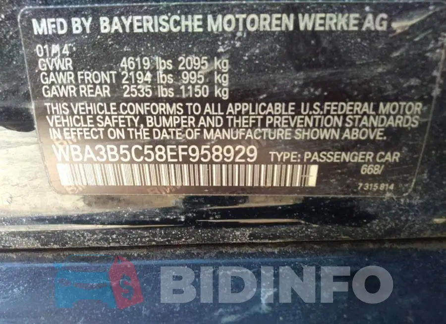 WBA3B5C58EF958929 Photo# 9