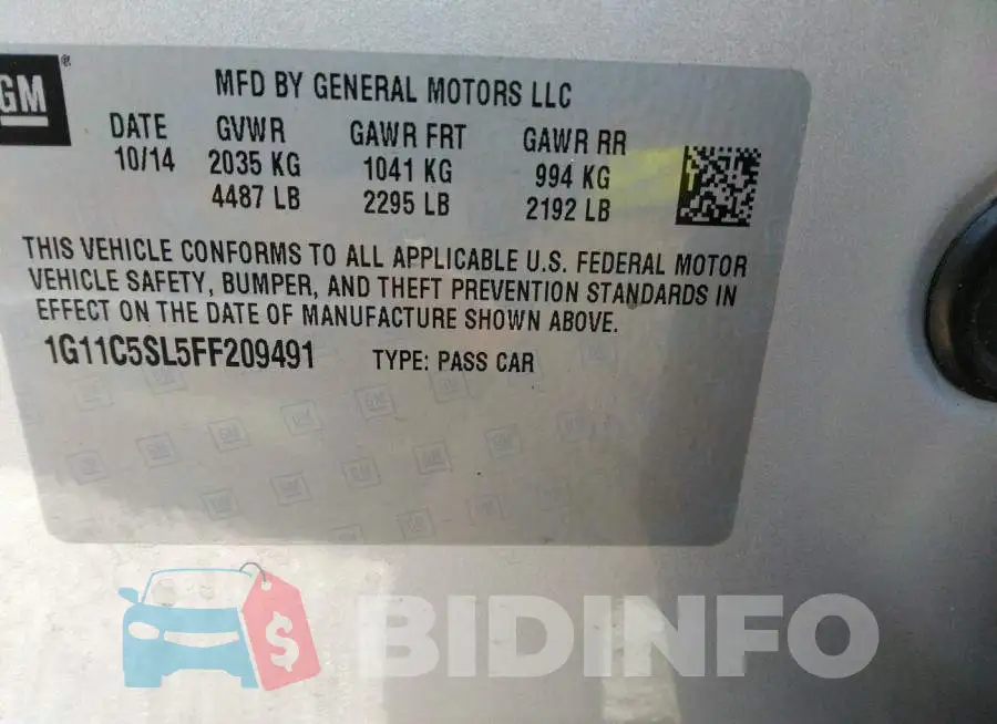 1G11C5SL5FF209491 Photo# 9
