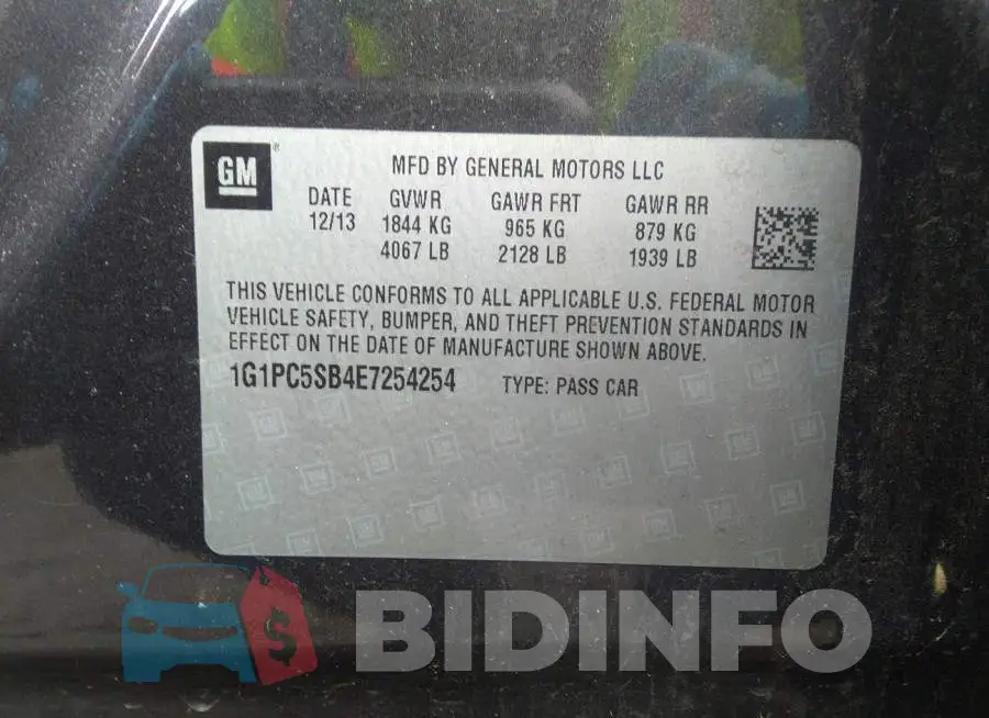 1G1PC5SB4E7254254 Photo# 9