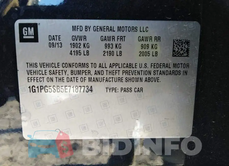 1G1PG5SB5E7187734 Photo# 9