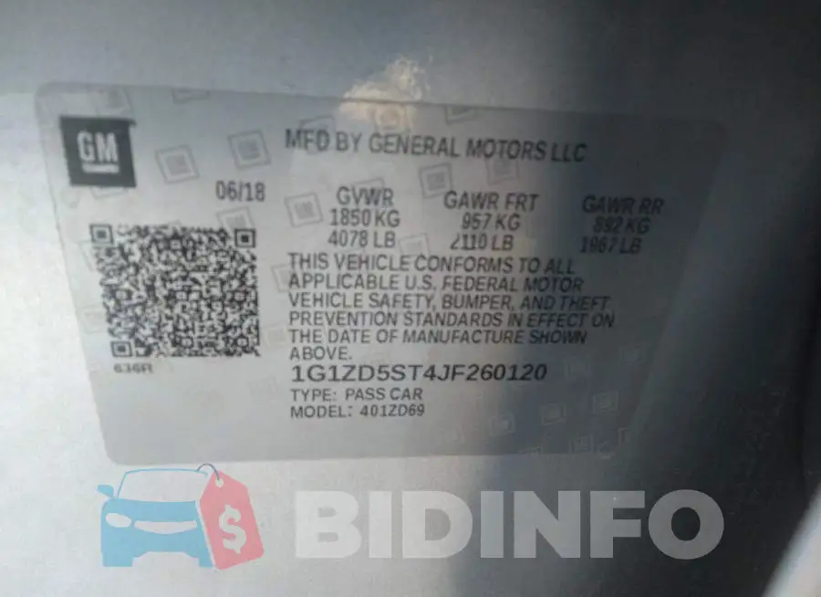1G1ZD5ST4JF260120 Photo# 9
