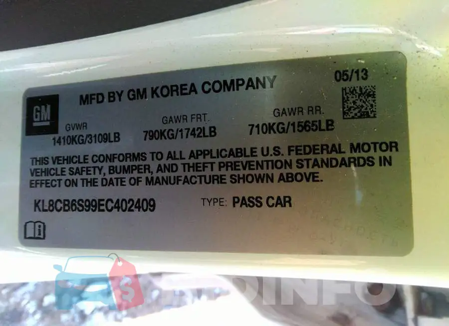 KL8CB6S99EC402409 Photo# 9