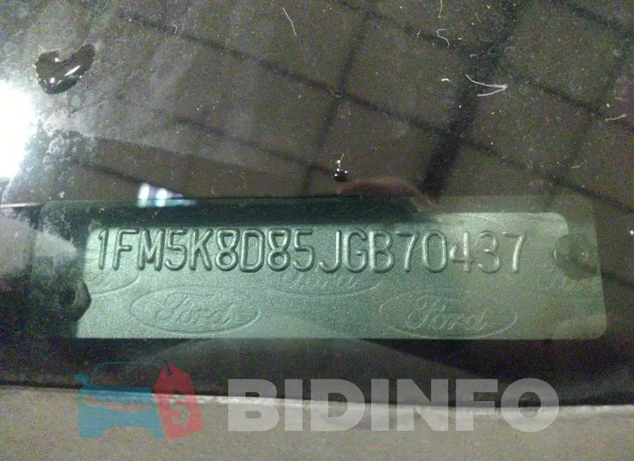 1FM5K8D85JGB70437 Photo# 9