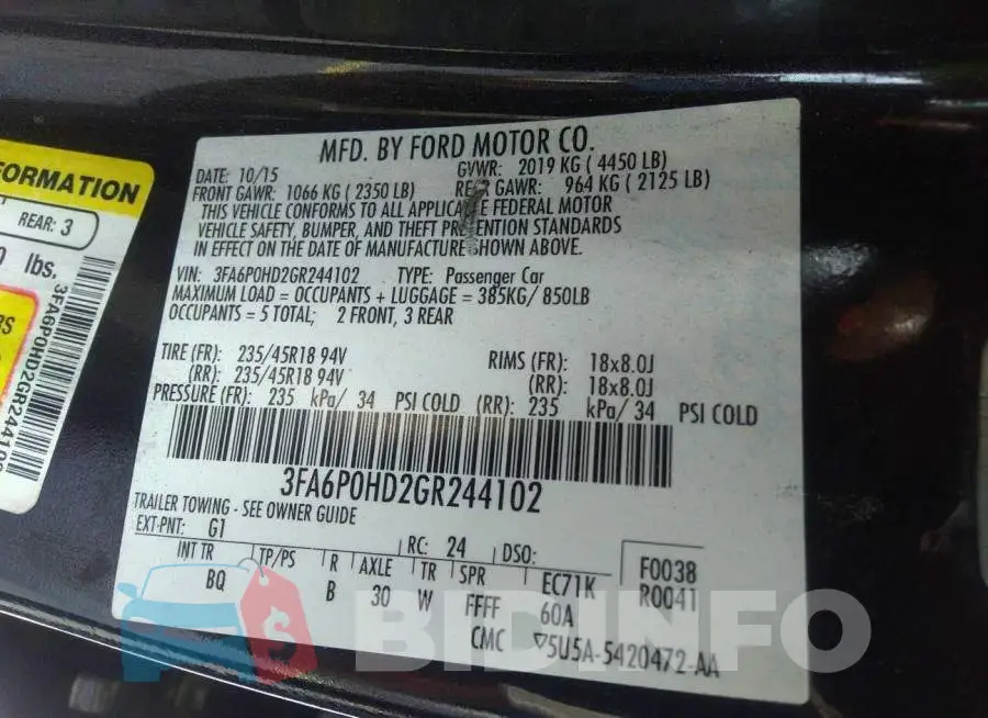 3FA6P0HD2GR244102 Photo# 9