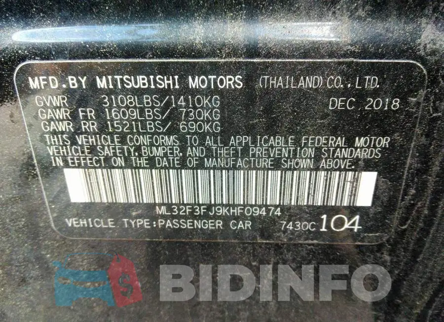 ML32F3FJ9KHF09474 Photo# 9