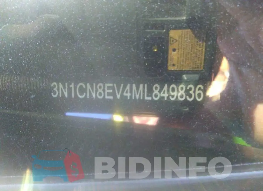 3N1CN8EV4ML849836 Photo# 9