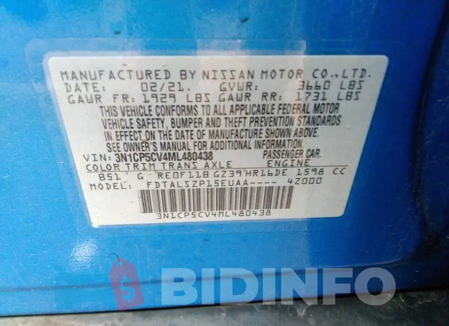 3N1CP5CV4ML480438 Photo# 9