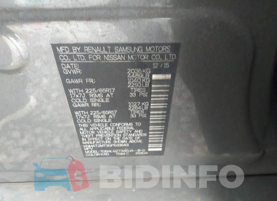 KNMAT2MT9GP633643 Photo# 9