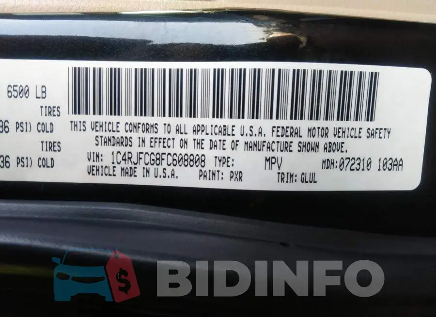 1C4RJFCG8FC608808 Photo# 9