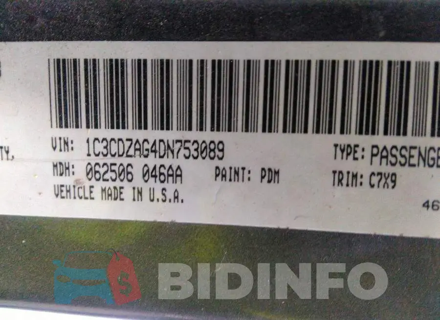 1C3CDZAG4DN753089 Photo# 9