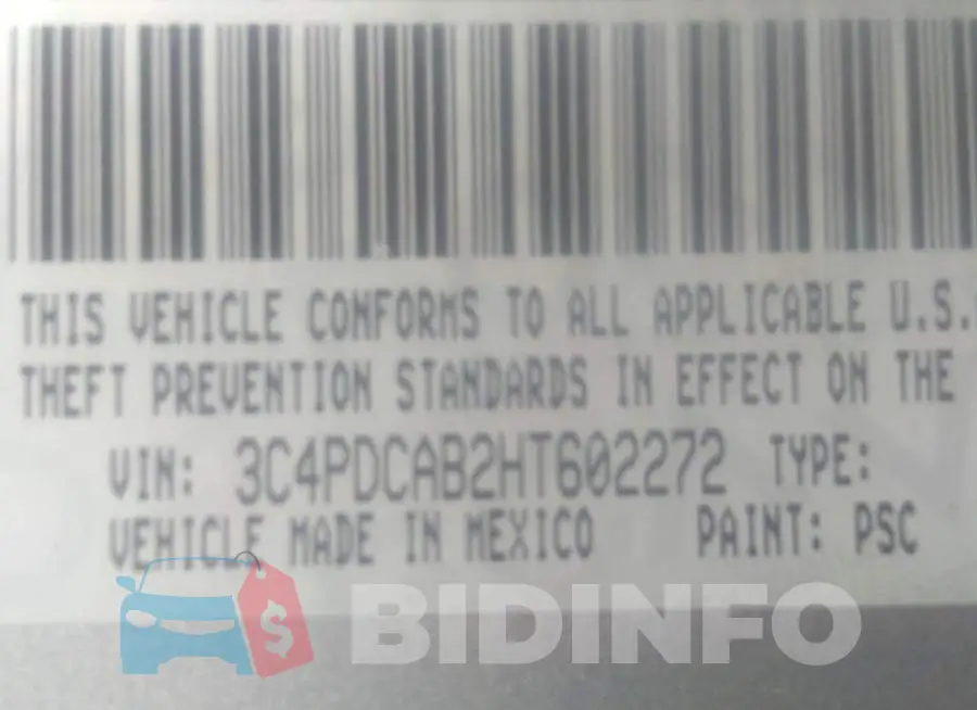 3C4PDCAB2HT602272 Photo# 9