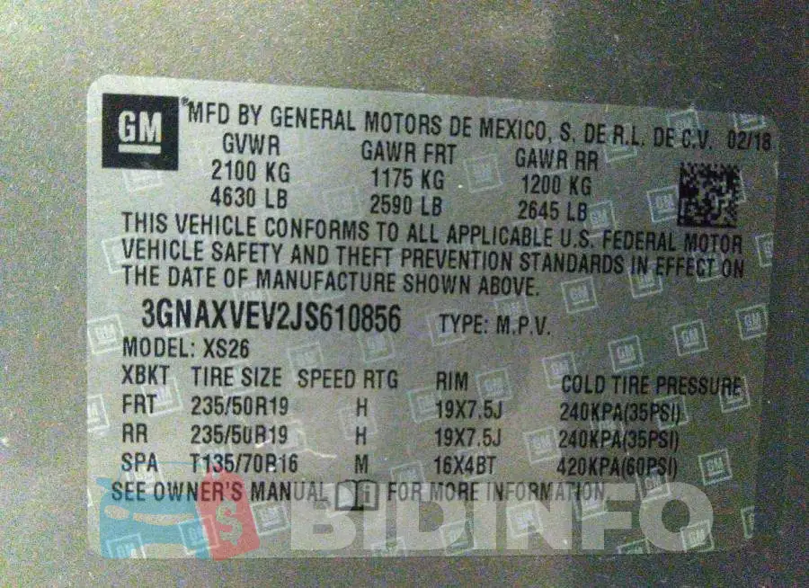 3GNAXVEV2JS610856 Photo# 9