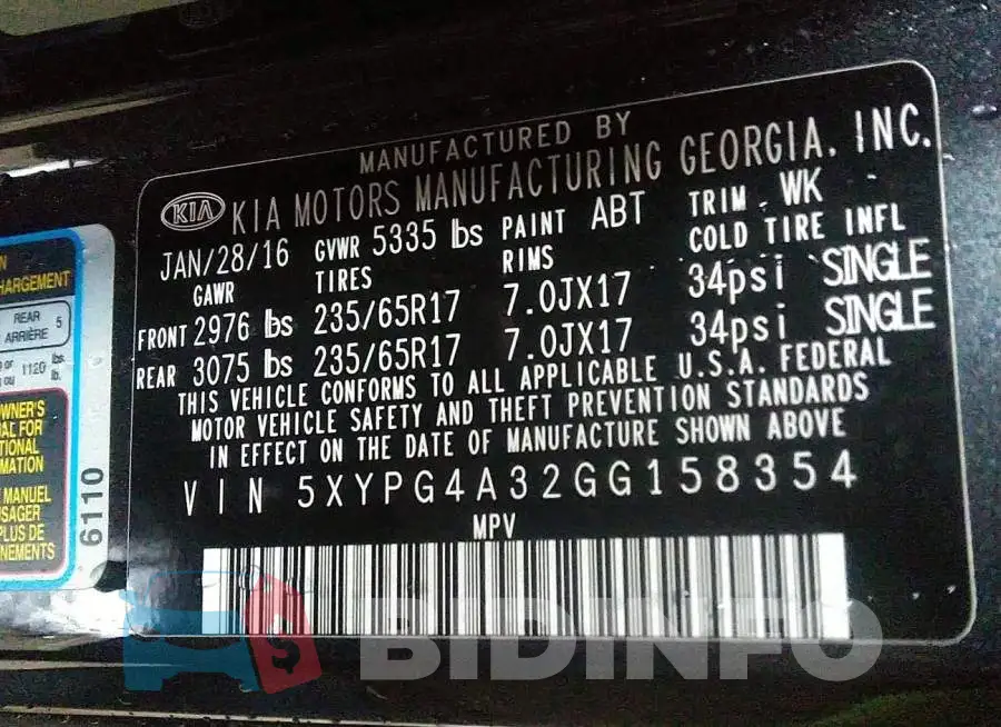 5XYPG4A32GG158354 Photo# 9